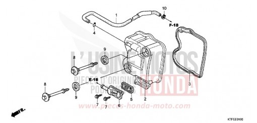 COUVERCLE DE CULASSE SH125C de 2012